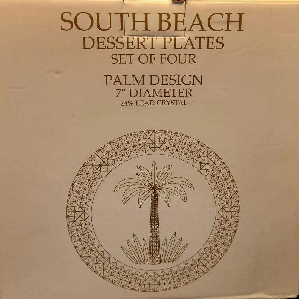 Shannon Crystal Desert/Salad plates